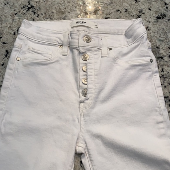 Hudson Barbara Super Skinny High Rise Jeans Size 24 - Picture 3 of 7